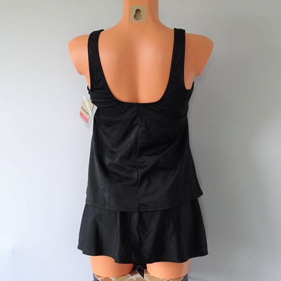 NWT Reebok Glassworks 2 Pc Skirted Tankini Set - Picture 4 of 4